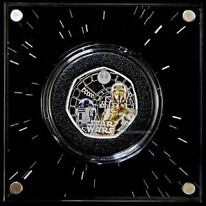 2023 X^[EH[Y R2-D2 & C-3PO p 50p Vo[ v[t J[ RC {bNX & COA t