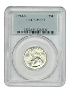 1943-S 25C PCGS MS65 - Vg NH[^[