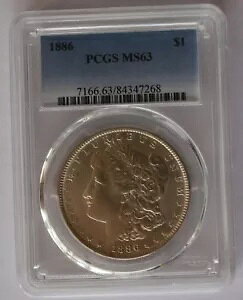 1886 P PCGS MS 63 VAM 6 High 6 LDS of 6B �Փ� n ���� �f���炵���T��!