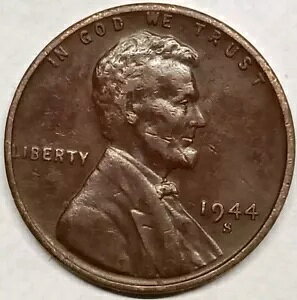 1944 S リンカーン小麦 1 セント硬貨 ?? アメリカ合衆国は終わりましたか?