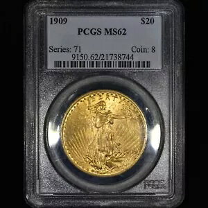 1909-P $20 S[h ZCg S[fX ? PCGS MS-62 ? ʃRC ST UNC ?Mł?