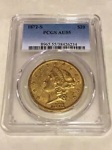 1872-S AU55 PCGS $20 oeB _uC[O ǂRCłI