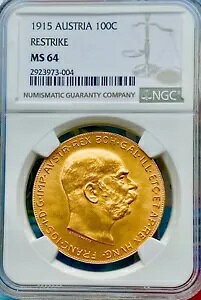 1915NAI[XgA 100 Ri (33.9gm) ?MS64?VO}eXgς