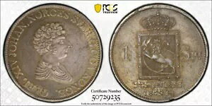 �m���E�F�[ �V���o�[ �X�y�V�G�_���[ 1834 �g�[�� �񖢗��� PCGS AU58