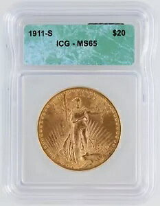 1911-S Zg S[fX ICG MS65 $20 _u C[O TtVXRA RC