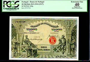 �|���g�K�� P108 10,000 ���C�X 1910 �u�E�l�v PCGS 40 �킸�� 2 PCGS KN