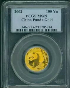 2002 �S�[���h �����p���_ 1/4 �I���X PCGS MS69 100-Y MS-69 ���� 100Yn 100 �� ��
