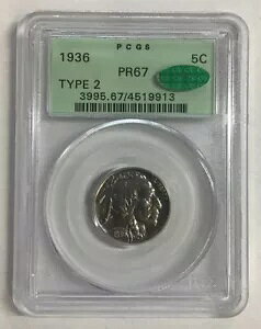 1936 PCGS obt@[ jbP ^Cv 2 -PR67 CAC **** I[h O[ z_[