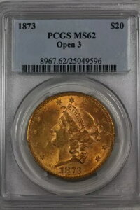 1873 20.00 PCGS MS 62 I[v 3 20 h 