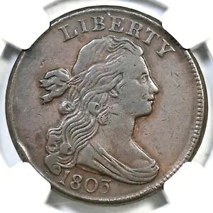1803 S-259 R-4 NGC VF 30 Sm fCgALg Frac h[v oXg [W Zg RC 1c