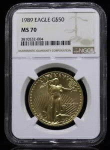 1989 $50 C[O NGC MS70