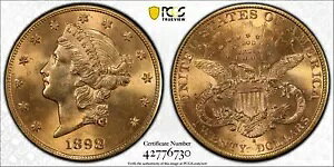1898 S �_�u�� �C�[�O���X ���o�e�B �w�b�h PCGS MS-63