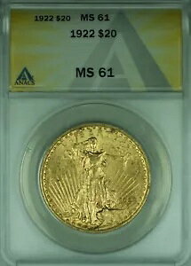 1922 Zg S[fX 20 h _u C[O  ANACS MS-61