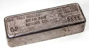 Bear Paw Mining Co. 97.91 �g���C �I�Y.999+ �t�@�C�� �V���o�[ �o�[ ���b�g #2233 �Â�����!
