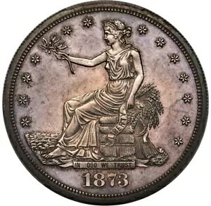 1873 T$1 �f�Ճh�� PCGS PR63