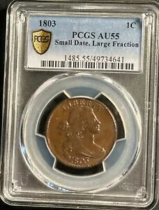 1803 h[v oXg [W Zg PCGS AU55 Sm t [W tNV ͓Iȕ\