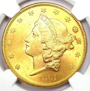 1861 oeB S[h _u C[O 20 h RCB NGC ʏڍ (UNC MS) - A