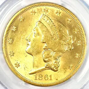 1861 oeB S[h _u C[O $20 RC - PCGS ʏڍ (UNC MS)