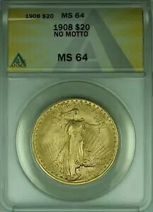 1908 N bg[Ȃ T S[fX 20 h _u C[O  ANACS MS-64