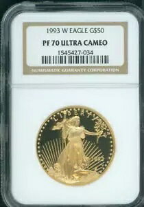 1993-W $50 AJ S[h C[O 1 IXv[t NGC PF70 v[t PR70 JI !!