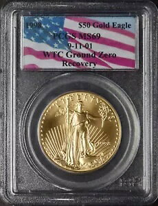 1998 $50 AJ S[h C[O - PCGS MS69 - WTC OEh [ Jo[ ?COINGIANTS?