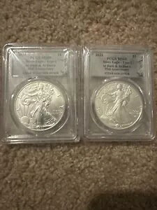 2021 Vo[ C[O PCGS MS69 [Ɩ閾 422 ڂ̃RC XgbN ^Cv 1 & 2 Zbg