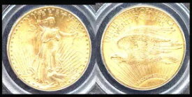 1927年 $20 MS65 PCGS & PQ-ST。ガウデンス