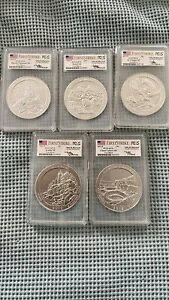 2012-P 5oz �A�����J �U �r���[�e�B�t�� ATB �R���v���[�g �Z�b�g SP70 FS PCGS Mercanti