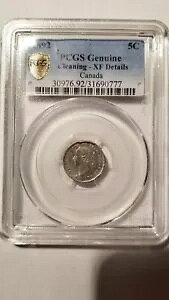 �J�i�_ �t�@�C�u �Z���g 1892 OBV#5 XF PCGS�A