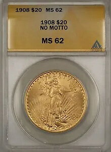 1908 N bg[Ȃ $20 Zg S[f _u C[O  ANACS MS-62 BP