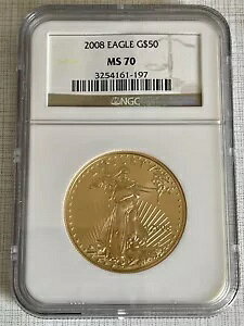 USA 2008 C[O $50 1 IX  NGC MS70 SKU#3446