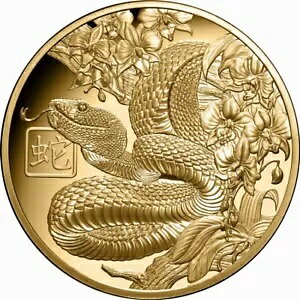 jEG 2025 YEAR of the SNAKE Lunar Zodiac $100 1 gCIX  v[t t OGP