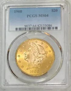 1900 $20 S[h oeB wbh PCGS MS64 f炵 X|bgt[ #K47