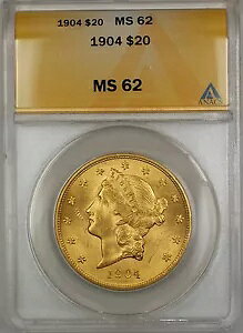 1904N $20 oeB _uC[O  ANACS MS-62 SB (A)