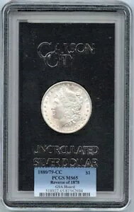 1880/79-CC TOP-100 �����K�� �h�� VAM-4 REV OF 78 GSA S$1 PCGS MS65