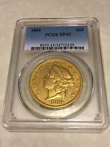 1869 XF45 PCGS oeB _uC[O 20h As[ ACN[ A
