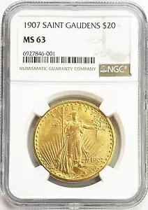 1907 S[h US $20 Zg S[fX _u C[O RC NGC ~g Xe[g 63