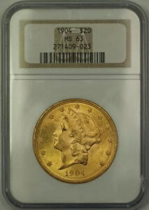 1904N $20 oeB _uC[O  NGC MS-63