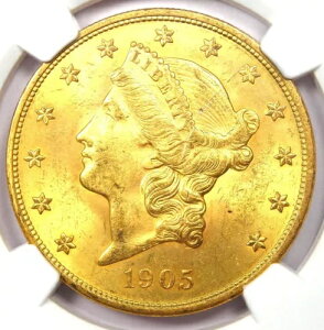 1905 oeB S[h _u C[O 20 h 1905-P RCB NGC ʏڍ (UNC MS)