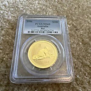 1996 p[X  Lunar Mouse Rat A V[Y-1 * 1 IX * PCGS MS 69