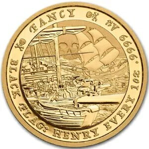 1オンス ツバル金貨 ブラックフラッグ - ファンシー2023 証明書・箱付き -