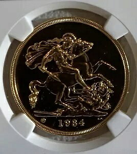 1984 p UK 5 \u NGC MS69