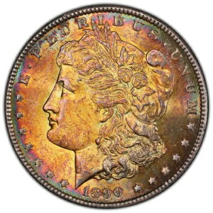 1890 CC J[\VeB [K h PCGS UNC "Questionable Color" X^[ g[