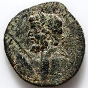ローマコイン AE、未公開、ユニーク、セプティミウス セウェルス アルカディア、テルプーサ 193-21