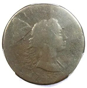 1794 �N�w�b�h�A1793 �N���o�e�B �L���b�v ���[�W �Z���g 1C - �F�� PCGS VG8 - $7,000 ����!
