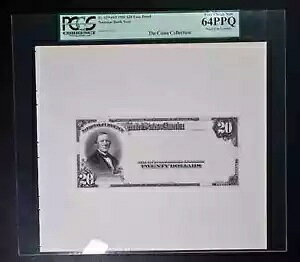 ���j�[�N: $20 1902 National Face Progressive Essay Proof Hugh McCulloch PCGS 64PQ