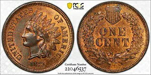 1873 PCGS MS64RB ���b�h �u���E�� FS-1302 S-6 MPD ���t�̌�肪�ō����i�ƌ��т���