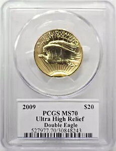 2009 �E���g�� �n�C �����[�t �S�[���h �_�u�� �C�[�O�� PCGS MS 70 ���C �A���h �����J���e�B �T�C�� 243