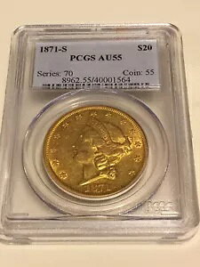 1871-S AU55 PCGS $20 oeB _u C[O  ɔ͂ƌ