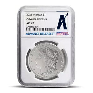 2023 �����K�� �V���o�[ �_���[ �R�C�� NGC MS70 ��s�����[�X
